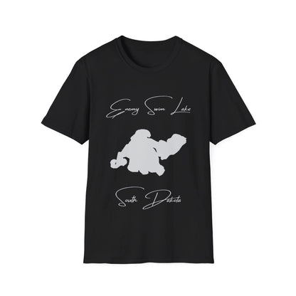 South  Dakota  Enemy  Swim  Lake  T-shirt  front  position  view  from  front  black.webp