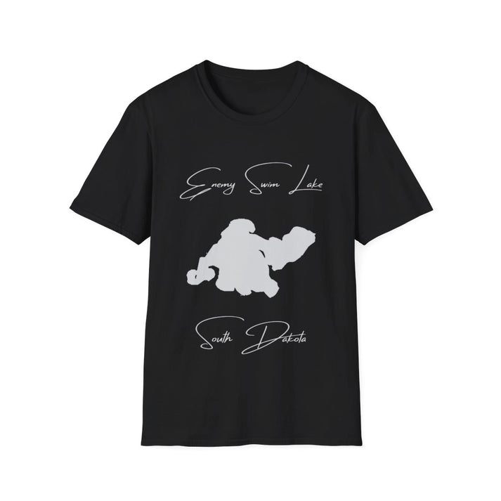 South  Dakota  Enemy  Swim  Lake  T-shirt  front  position  view  from  front  black.webp