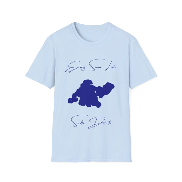 South  Dakota  Enemy  Swim  Lake  T-shirt  front  position  view  from  front  light  blue.webp