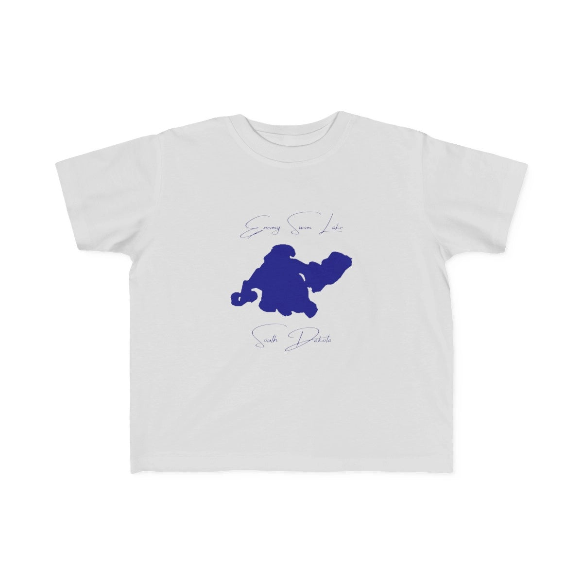 South  Dakota  Enemy  Swim  Lake  Toddler  T-shirt  front  position  view  from  front  silver.webp