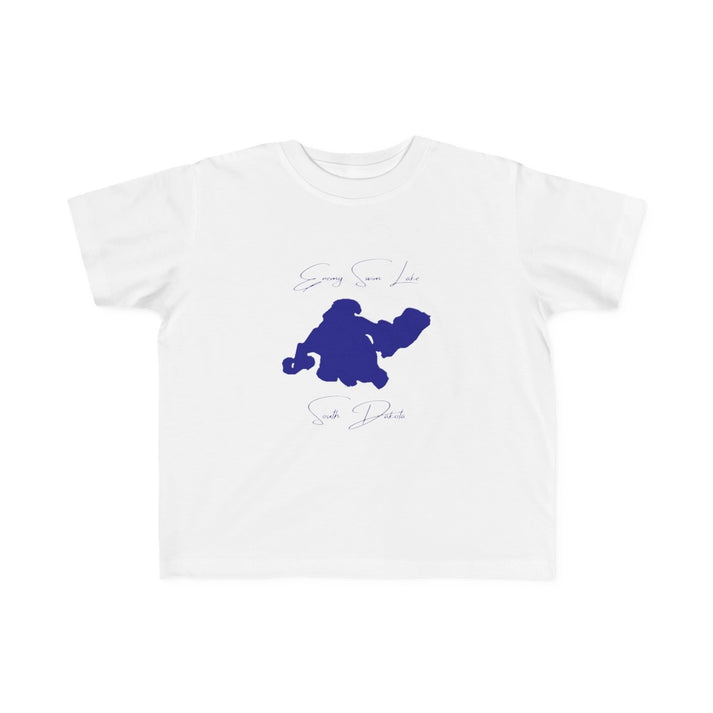 South  Dakota  Enemy  Swim  Lake  Toddler  T-shirt  front  position  view  from  front  white.webp