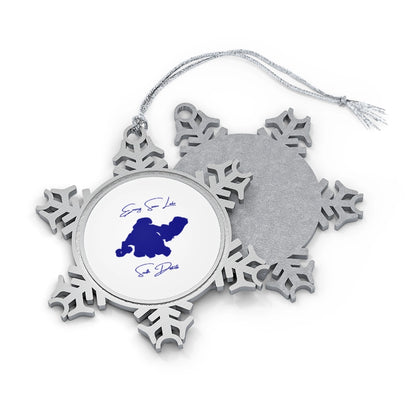 South  Dakota  Enemy  Swim  Lake  XMAS  Ornament  front  position  view  from  front-and-back  one  size.webp