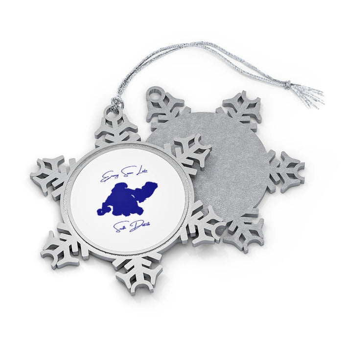 South  Dakota  Enemy  Swim  Lake  XMAS  Ornament  front  position  view  from  front-and-back  one  size.webp
