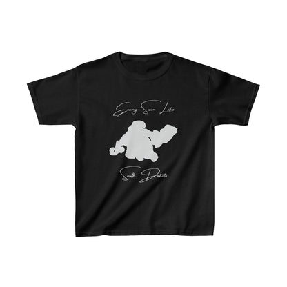 South  Dakota  Enemy  Swim  Lake  Youth  T-shirt  front  position  view  from  front  black.webp