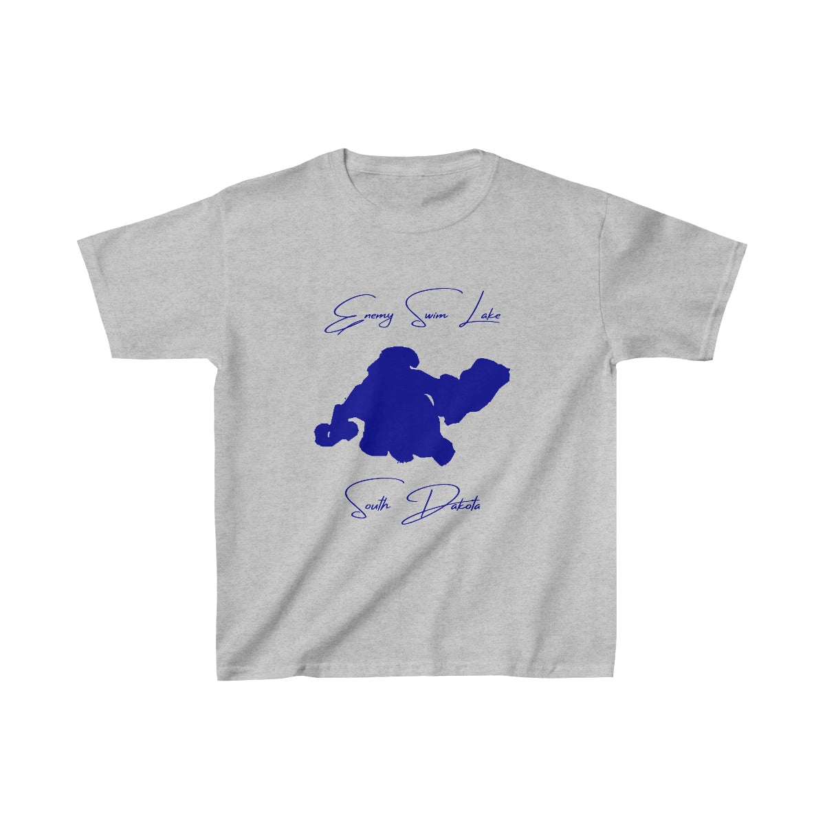 South  Dakota  Enemy  Swim  Lake  Youth  T-shirt  front  position  view  from  front  sport  grey.webp