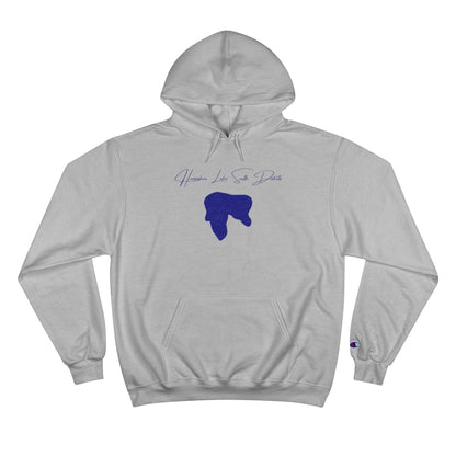 South  Dakota  Horseshoe  Lake  Hoodie  front  position  view  from  front  light  steel.webp