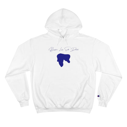 South  Dakota  Horseshoe  Lake  Hoodie  front  position  view  from  front  white.webp