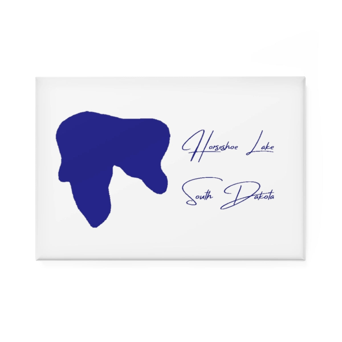 South  Dakota  Horseshoe  Lake  Magnet  front  position  view  from  front  2  x  3.webp