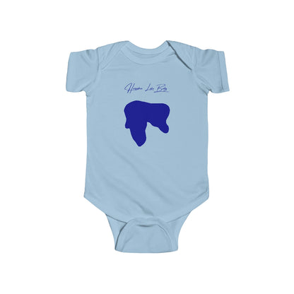 South  Dakota  Horseshoe  Lake  Onesie  front  position  view  from  front  light  blue.webp