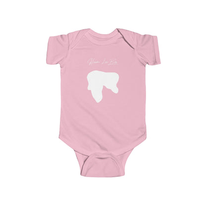 South  Dakota  Horseshoe  Lake  Onesie  front  position  view  from  front  pink.webp