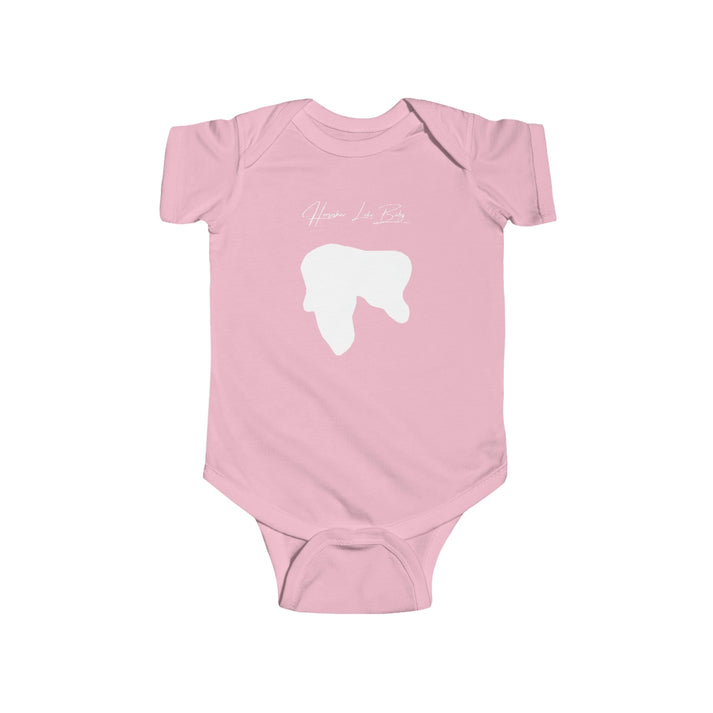 South  Dakota  Horseshoe  Lake  Onesie  front  position  view  from  front  pink.webp