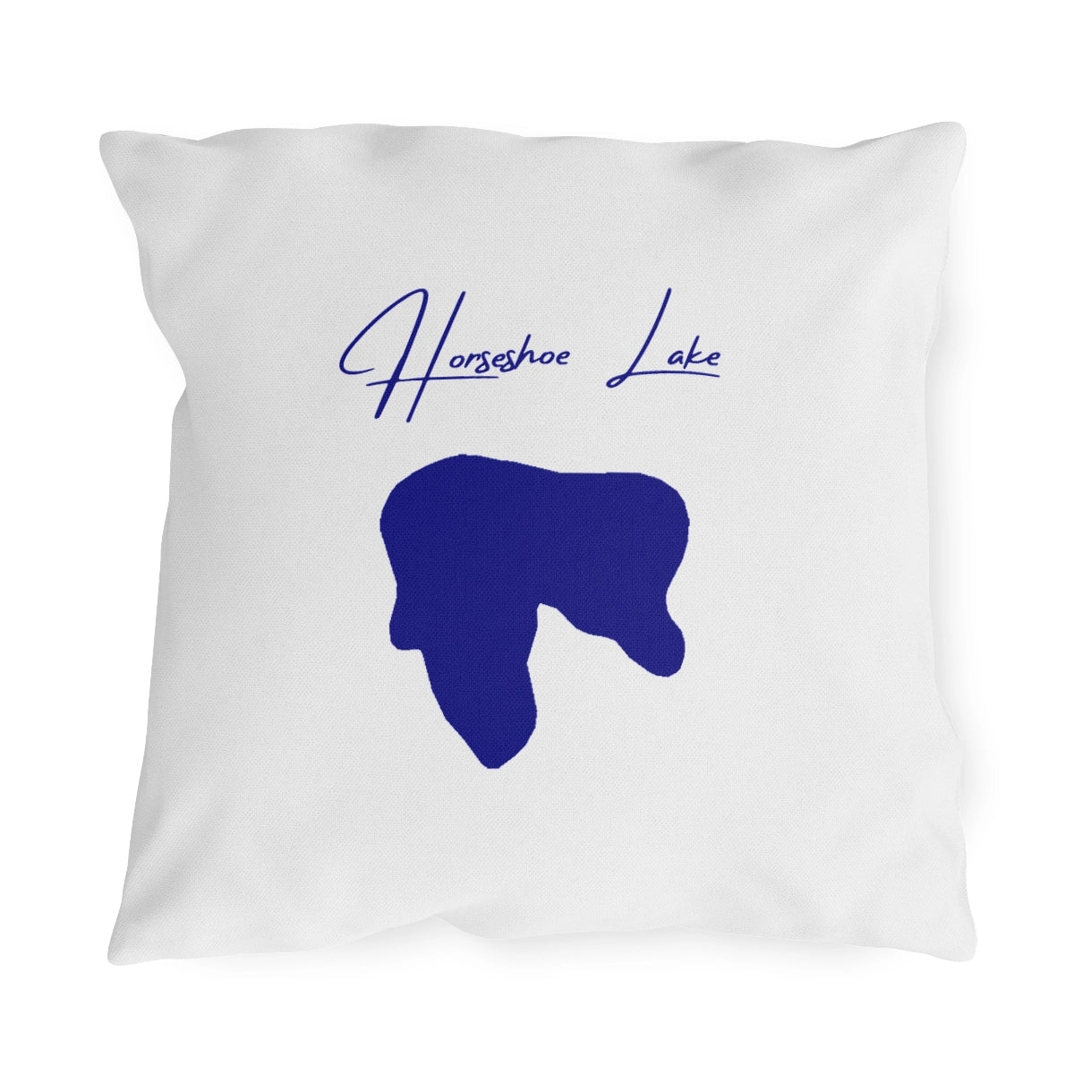 South  Dakota  Horseshoe  Lake  Outdoor  Pillow  front  position  view  from  front  18  x  18.webp