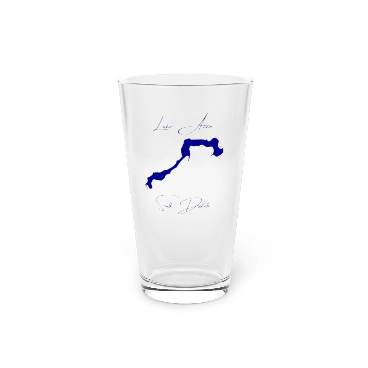 South  Dakota  Lake  Alvin  16oz  Pint  Glass  front  position  view  from  front  16oz.webp