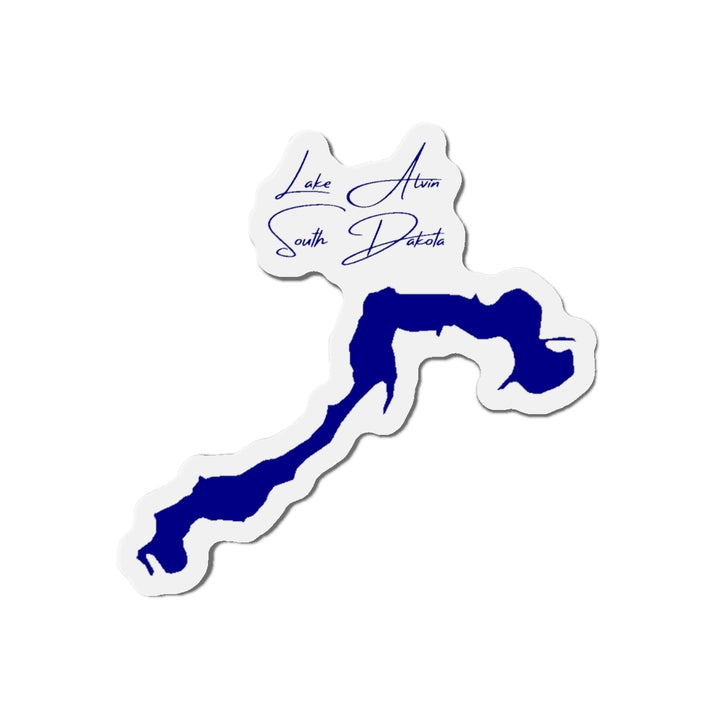 South  Dakota  Lake  Alvin  Die  Cut  Magnet  front  position  view  from  front  4  x  4.webp