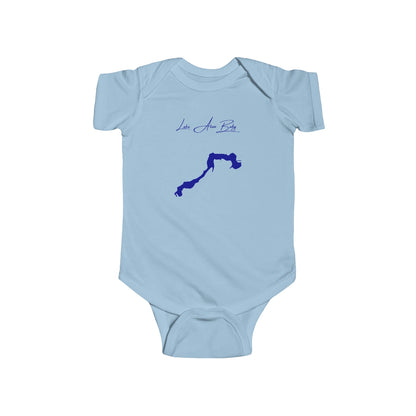 South  Dakota  Lake  Alvin  Onesie  front  position  view  from  front  light  blue.webp