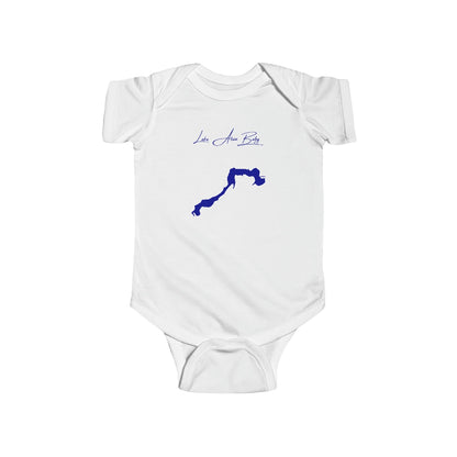 South  Dakota  Lake  Alvin  Onesie  front  position  view  from  front  white.webp