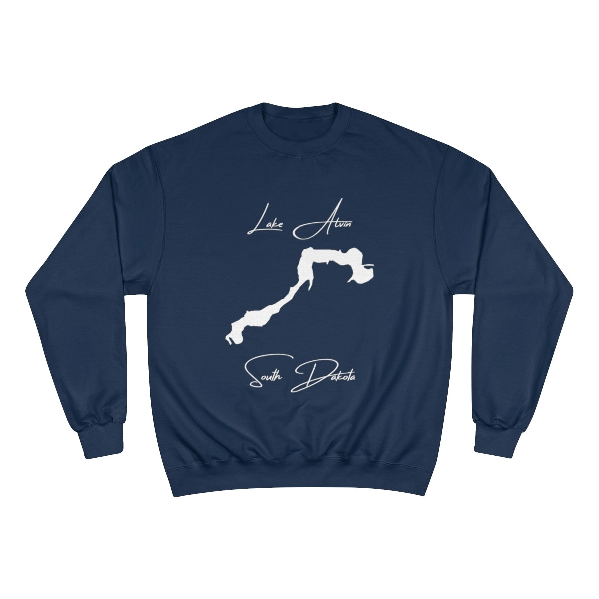 South  Dakota  Lake  Alvin  Sweatshirt  front  position  view  from  front  navy.webp