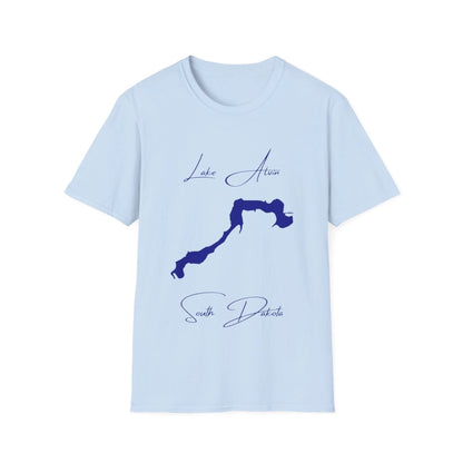 South  Dakota  Lake  Alvin  T-shirt  front  position  view  from  front  light  blue.webp