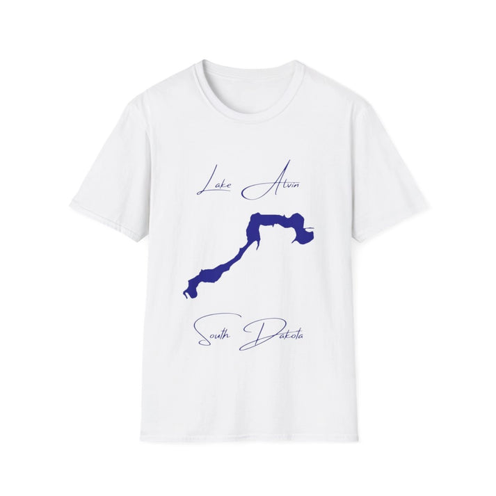South  Dakota  Lake  Alvin  T-shirt  front  position  view  from  front  white.webp