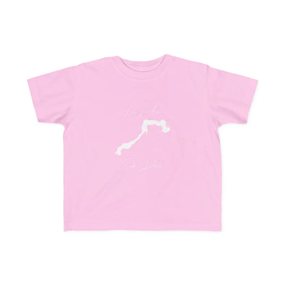 South  Dakota  Lake  Alvin  Toddler  T-shirt  front  position  view  from  front  pink.webp