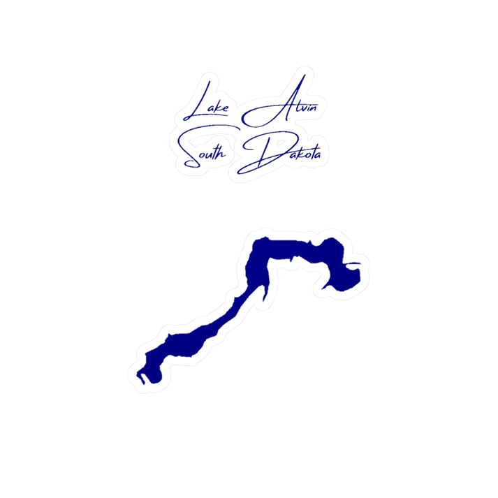 South  Dakota  Lake  Alvin  Vinyl  Decal  other  position  view  from  front  4  x  6.webp