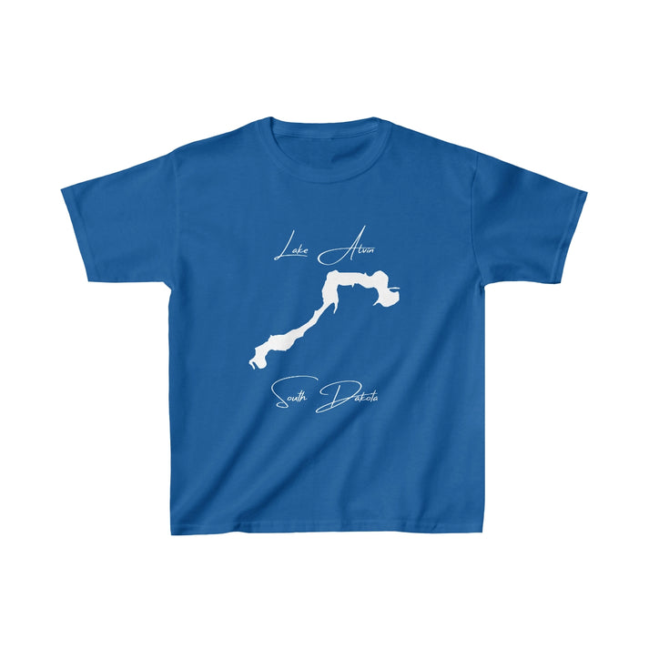 South  Dakota  Lake  Alvin  Youth  T-shirt  front  position  view  from  front  royal.webp