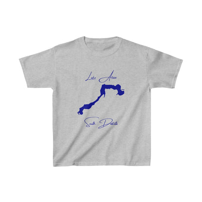 South  Dakota  Lake  Alvin  Youth  T-shirt  front  position  view  from  front  sport  grey.webp