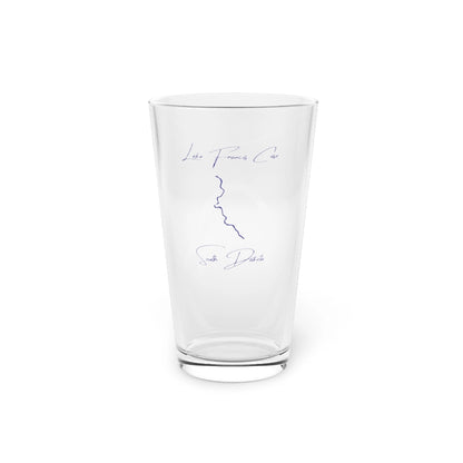 South  Dakota  Lake  Francis  Case  16oz  Pint  Glass  front  position  view  from  front  16oz.webp