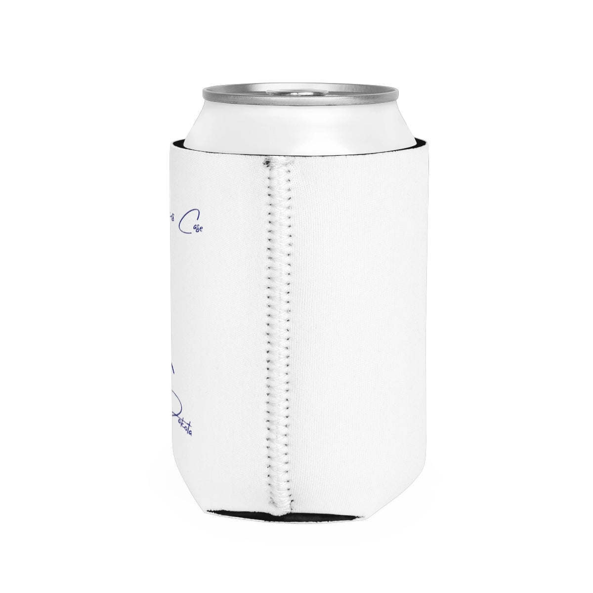 South  Dakota  Lake  Francis  Case  Can  Koozie  all  position  view  from  right  white.webp