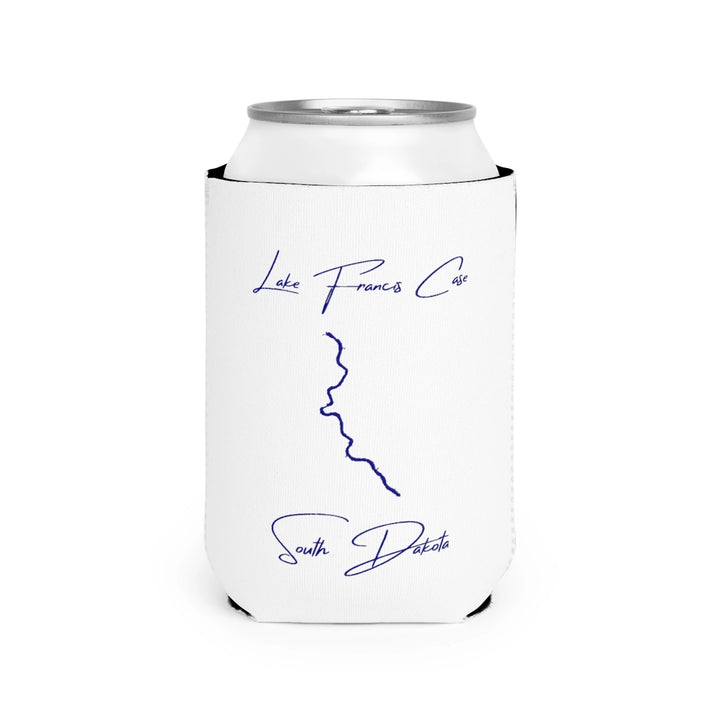 South  Dakota  Lake  Francis  Case  Can  Koozie  front  position  view  from  front-2  white.webp