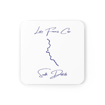 South  Dakota  Lake  Francis  Case  Coaster  Set  front  position  view  from  front  3.75  x  3.75.webp