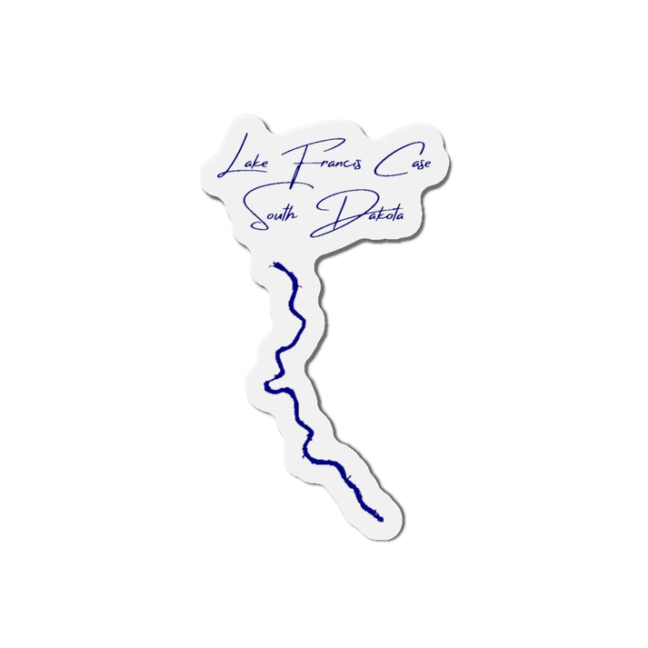 South  Dakota  Lake  Francis  Case  Die  Cut  Magnet  front  position  view  from  front  4  x  4.webp