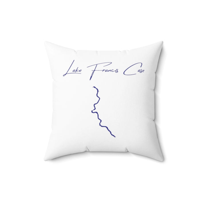 South  Dakota  Lake  Francis  Case  Pillow  front  position  view  from  back  16  x  16.webp