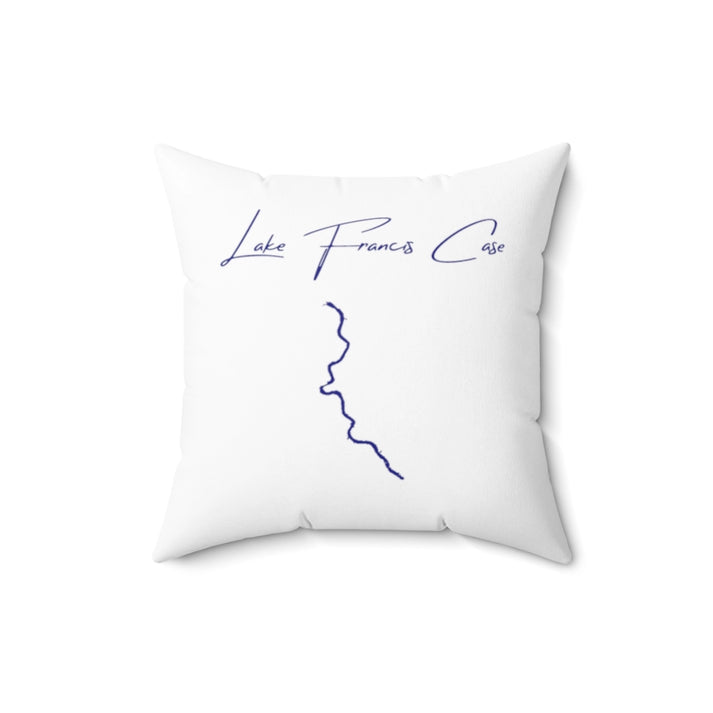 South  Dakota  Lake  Francis  Case  Pillow  front  position  view  from  front  16  x  16.webp
