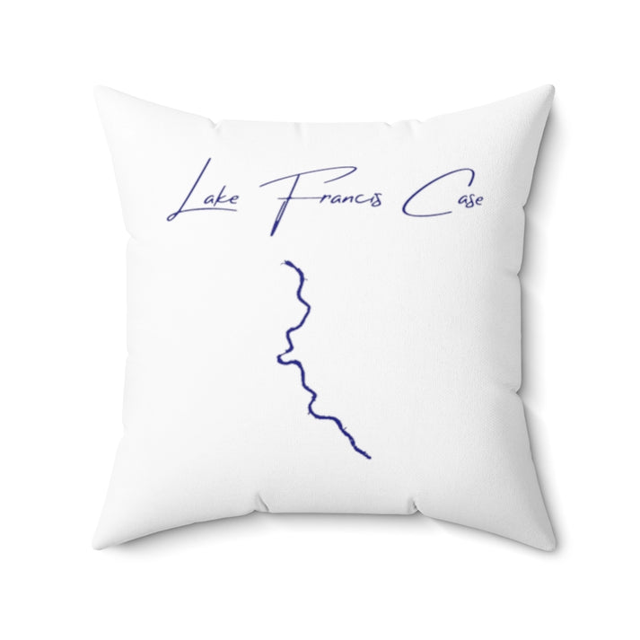 South  Dakota  Lake  Francis  Case  Pillow  front  position  view  from  front  20  x  20.webp