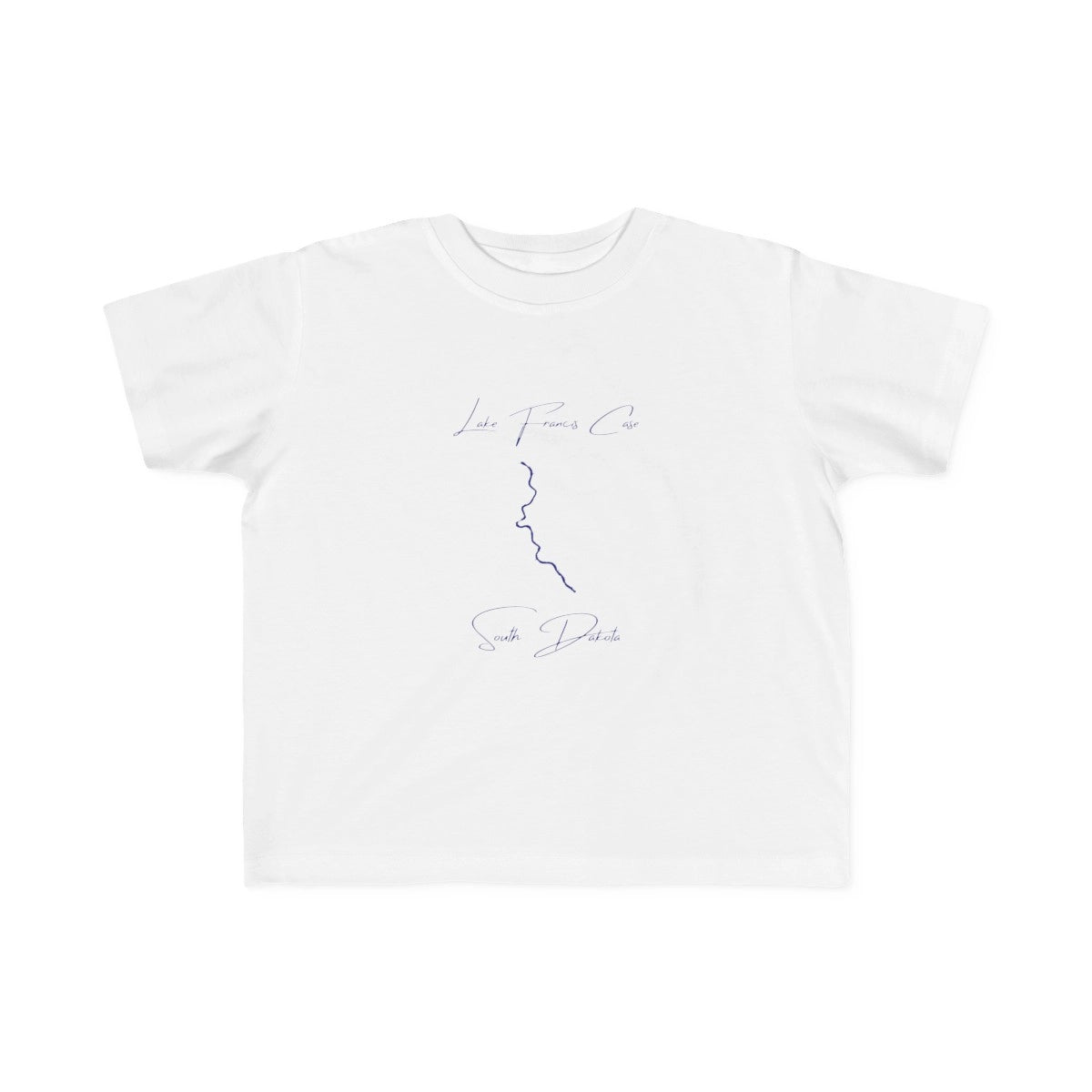 South  Dakota  Lake  Francis  Case  Toddler  T-shirt  front  position  view  from  front  white.webp