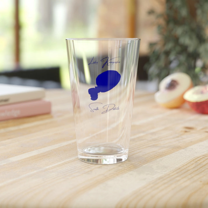 South  Dakota  Lake  Kampeska  16oz  Pint  Glass  front  position  view  from  context-2  16oz.webp