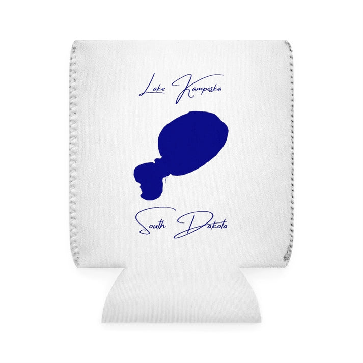 South  Dakota  Lake  Kampeska  Can  Koozie  front  position  view  from  front-1  white.webp