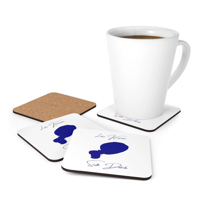 South  Dakota  Lake  Kampeska  Coaster  Set  front  position  view  from  context-1  3.75  x  3.75.webp