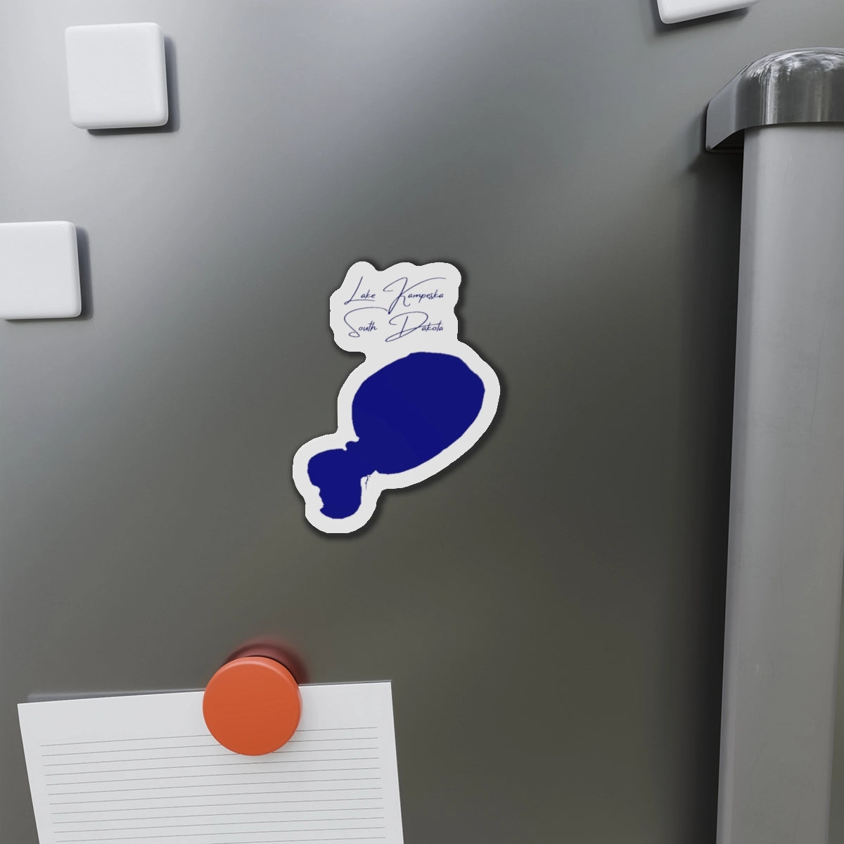 South  Dakota  Lake  Kampeska  Die  Cut  Magnet  front  position  view  from  context-1  4  x  4.webp