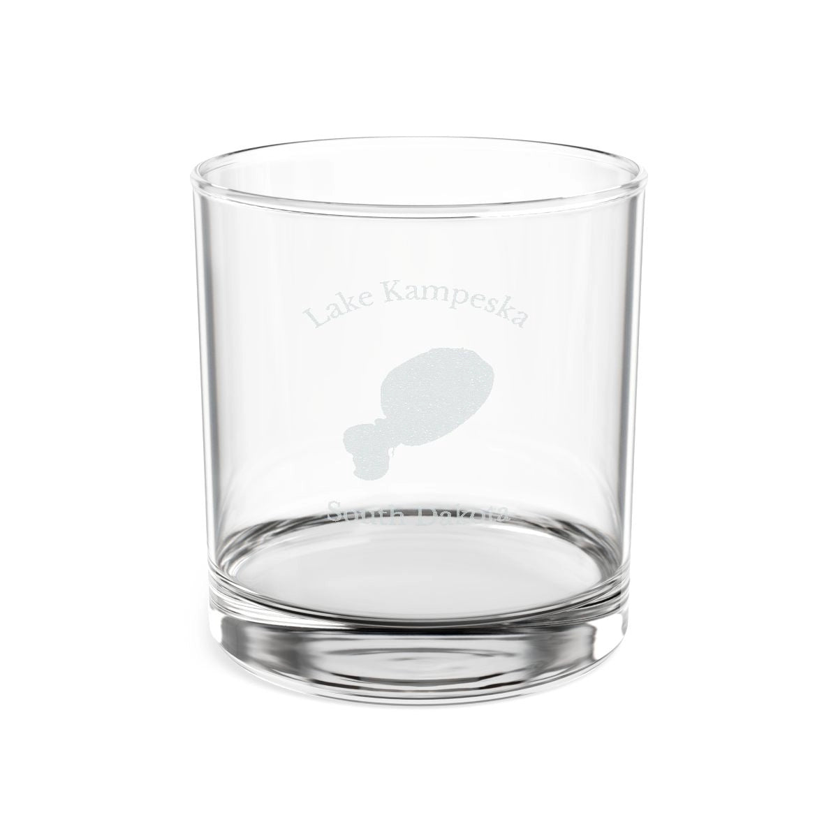 South  Dakota  Lake  Kampeska  Engraved  Whiskey  Glass  other  position  view  from  front  10.5oz.webp