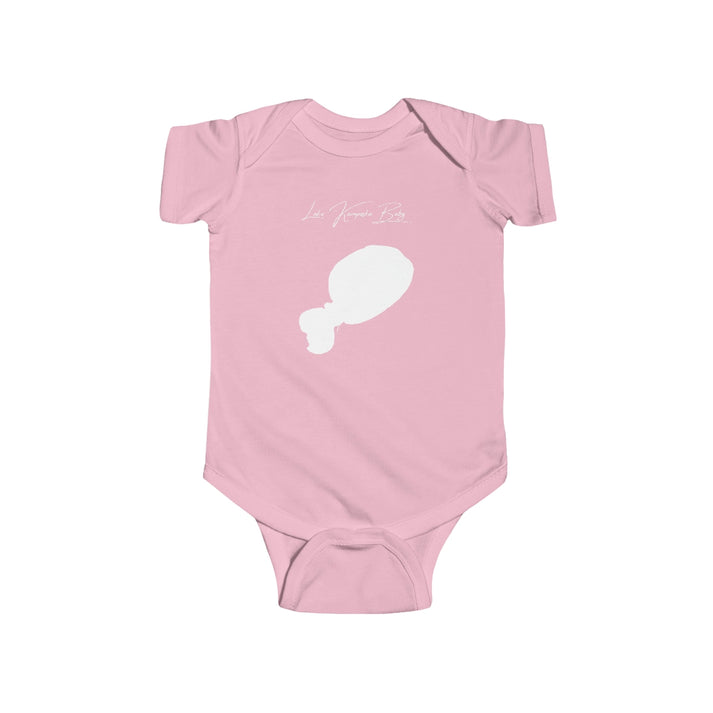 South  Dakota  Lake  Kampeska  Onesie  front  position  view  from  front  pink.webp