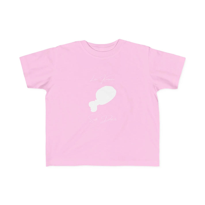 South  Dakota  Lake  Kampeska  Toddler  T-shirt  front  position  view  from  front  pink.webp