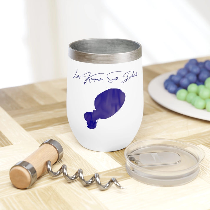 South  Dakota  Lake  Kampeska  Wine  Tumbler  other  position  view  from  context  white.webp