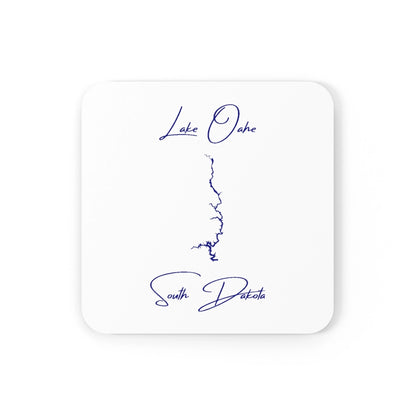 South  Dakota  Lake  Oahe  Coaster  Set  front  position  view  from  front  3.75  x  3.75.webp