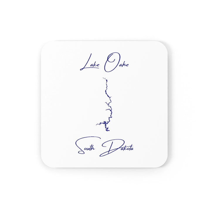 South  Dakota  Lake  Oahe  Coaster  Set  front  position  view  from  front  3.75  x  3.75.webp