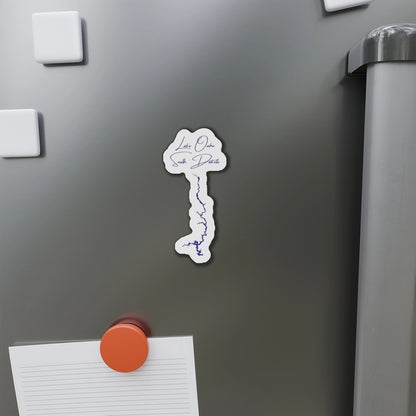 South  Dakota  Lake  Oahe  Die  Cut  Magnet  front  position  view  from  context-1  4  x  4.webp