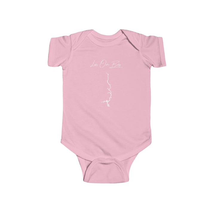 South  Dakota  Lake  Oahe  Onesie  front  position  view  from  front  pink.webp