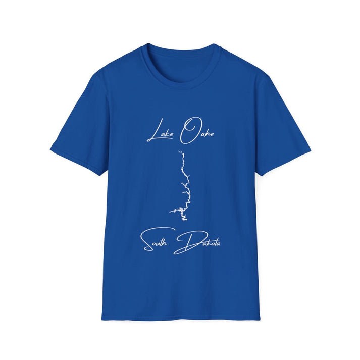 South  Dakota  Lake  Oahe  T-shirt  front  position  view  from  front  royal.webp