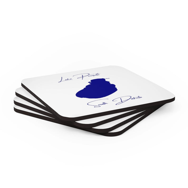 South  Dakota  Lake  Poinsett  Coaster  Set  front  position  view  from  stacked  3.75  x  3.75.webp